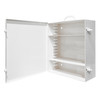 Durham Mfg 9AV Spill Control Cabinet, 2 Adjustable Shelves, 15"W x 5-9/16"D x 16-5/32"H, White, DM-534AV-43 (60/Pkg.)