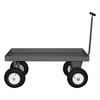 Durham Mfg 5Th Wheel Platform Truck, 3" Lips Up, 30"W x 62-1/4"D x 16-5/8"H, Gray, DM-5WT3-3060-LU-12PN-95 (1/Ea)