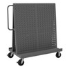 Durham Mfg A-Frame Truck, Pegboard Panels, Handle, 30"W x 54-1/2"D x 57"H, Gray, DM-AF-3048-PB-95 (1/Ea)