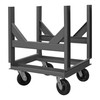 Durham Mfg Bar Cradle Truck, 2 Cradles, 28"W x 24"D x 34-1/2"H, Gray, DM-BCTE-2824-4K-95 (1/Ea)