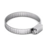 SAE #8 Stainless Steel Worm Gear Hose Clamp with Carb Steel Screw 1/2" Band (110/Pkg.)