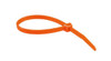 5.7" Colored Cable Ties 40 lb. - Orange (100/Bag)