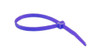 7.3" Colored Cable Ties 50 lb. - Purple (100/Bag)