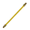 Gas Connectors -Yellow Coated -(5/8" OD x 1/2" ID) 1/2" Male x 1/2" Male x 30" 109039 (25/Pkg)