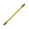 Gas Connectors - Yellow Coated -(5/8" OD x 1/2" ID) 3/4" Male x 3/4" Male x 24" 112487 (25/Pkg)