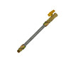 Gas Connectors - KITS - Contents (1)-5/8 OD x 1/2" MIP x 1/2" MIP x 12" & (1)-1/2" FIP x 1/2" FIP With Shut Off Valve 200047 (10/Pkg)