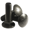 5/16"-18 x 3-1/2" Fully Threaded Carriage Bolts Grade 5 Coarse Plain (500/Bulk Qty.)