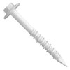 1/4" x 1-3/4" Daggerz Quick-Con Hex Flange Concrete Screws White Dagger-Guard Coating (2000/Bulk Pkg.)
