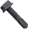 #8 x 1" Daggerz Hex Washer Head Self Drilling Screws Dagger-Guard Coating Bronze (7,500/Bulk Pkg.)