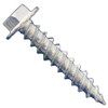 #10 x 1" Daggerz Unslotted Hex Washer Head w/Serrations Sheet Metal Screws Zinc (6,000/Bulk Pkg.)