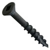 #8 x 3" Daggerz Dagger-Lok Square Flat w/Nibs Type 17 Coarse Wood Screws Black Oxide (1,500/Bulk Pkg.)