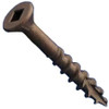 #8 x 1" Daggerz Dagger-Lok Square Flat w/Nibs Type 17 Coarse Wood Screws Lubricized (10,000/Bulk Pkg.)