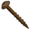 #8 x 2" Daggerz Square Round Washer Head Type 17 Coarse Wood Screws Lubricized (3,000/Bulk Pkg.)