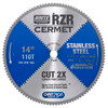 Brute RZR Stainless Steel Cermet Circular Saw Blades 7-1/4"X64T RZR-714-64-KO-ST (Qty. 1)