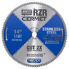 Brute RZR Stainless Steel Cermet Circular Saw Blades 8"X70TX5/8 RZR-8-70-ST (Qty. 1)