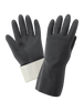 FrogWear Premium Black Flock-Lined 30-Mil Neoprene Unsupported Glove with Honeycomb Pattern Grip Size 7(S) 12 Pair, #230F-7(S)