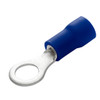 PVC Insulated Terminal Ring, Blue, AWG 16-14, 3/8" Stud 110964 (15/Pack, 6 Packs)