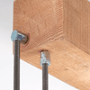 DeWalt PFM2251100 - 1/4" x 2" Hangermate For Wood, Vertical Mount, Rod Hanging Anchors, 3/8" Rod Diameter (25/Pkg.)
