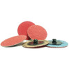 Ceramic Type R 2" 60 Grit Plastic Button Sand-Loc Quick Change Discs (100/Pkg.)