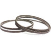 Premium Aluminum Oxide Resin Bond Belt, 1" X 12", 50X Grit (20/Pkg)