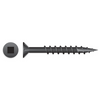 Strongpoint #8 x 1" Square Drive Flat Head w/Nibs Particle Board Screws, Type 17, Black Oxide #XQ816NB (10,000/Bulk Pkg.)