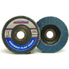 Advantage Super Value Zirconia Flap Disc, 4 1/2" X 7/8", Grit 60, Type 29 Fiberglass, (10/pkg)