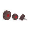 Non Woven Finishing Flap Brush, 2" x 1" x 1/4", Fine, Aluminum Oxide, Maroon (10/Pkg)