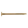 Simpson Strong-Tie #8 x 1-1/2" Six-Lobe, Wafer-Head Construction Screws, Quik Guard, Tan (100/Pkg) #CBT08112R100