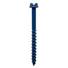 Simpson Strong-Tie 3/16" x 1-1/4" Titen Turbo Concrete and Masonry Screw Anchors, Hex Head, Blue (100/Pkg) #TNT18114H