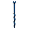 Simpson Strong-Tie 3/16" x 1-1/4" Titen Turbo Concrete and Masonry Screw Anchors, Hex Head, Blue (8/Pkg) #TNT18114HC8