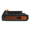 Black+Decker 20V Max Lithium Ion Battery, 1.5 AH #LBXR20 (1/Pkg.)
