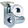 M8-1.25x55 mm Partially Threaded Flat Socket Caps Coarse Alloy Zinc-Bake Cr+3 (100/Pkg.)