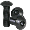 M6-1.00x70 mm Fully Threaded Button Socket Caps 10.9 Coarse Alloy ISO 7380 Thermal Black Oxide (1,000/Bulk Pkg.)