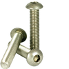 M6-1.00x14 mm Fully Threaded Button Socket Caps Coarse 18-8 Stainless (100/Pkg.)