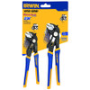 Irwin® 2PC GrooveLock Pliers Set, GV6 + GV8, #IR-1802531 (5/Pkg)