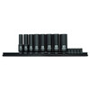 Irwin®  Impact Performance Series, Deep Well Socket Bits, 10MM-19MM, 3/8" Square Drive, Black Oxide, 8-PC Set,#IR-1882413 (Qty. 1)