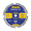 Irwin® 7 1/4" Fiber Cement Circular Saw Blade, 4T, PCD, #IR-4935473 (1/Pkg)