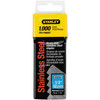 Stanley Products 1/2" Heavy Duty Stainless Steel, Narrow Crown Staples, (1,000 Pack/4 Packs), #TRA708SST 