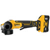 DeWalt 20V MAX XR Brushless 4-1/2 - 5" Switch Small Angle Grinder With POWER DETECT Tool Technology Kit (1/Pkg.) DCG415W1