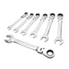 DeWalt 7 Piece Ratcheting Flex Head Combination Wrench Set (2/Pkg.) DWMT74195