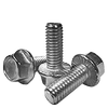 M8-1.25 x 16 MM Fully Threaded Coarse Metric Class 8.8 Serrated Hex Flange Bolt, DIN 6921, Zinc CR+3 (100/Pkg.)