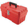 Akro-Mils ProBox Tool Box, 14"L x 8 1/8"H x 8 1/8"W, Red, 1/Each