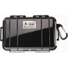 Pelican (1040) Micro Case, 7 1/2"L x 5 1/16"W x 2 1/8"D, Black, 1/Each