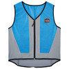 Ergodyne Chill-Its 6667 Wet Evaporative Cooling Vest, Large, Blue, 1/Each