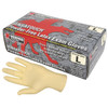 MCR Safety SensaTouch Disposable Latex Gloves, X-Large, Natural, 100/Box