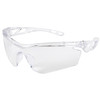 MCR Safety Checklite CL4 Eyewear, Clear Frame & Scratch-Resistant Lens, 1/Each