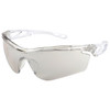 MCR Safety Checklite CL4 Eyewear, Clear Frame, Indoor/Outdoor Clear Mirror Scratch-Resistant Lens, 1/Each