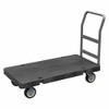 Akro-Mils Versa/Deck Platform Truck, Cross Bar Handle, 24" x 48", Black, 1/Each