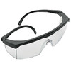 SureWerx Sellstrom Sebring Safety Glasses, Black Frame w/ Clear Lens, 1/Each