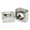 1/4"-20 X 7/16" X 3/16" Stainless Steel 18-8 Square Machine Screw Nuts, No Chamfer (INCH) (2,000/Bulk Pkg.)